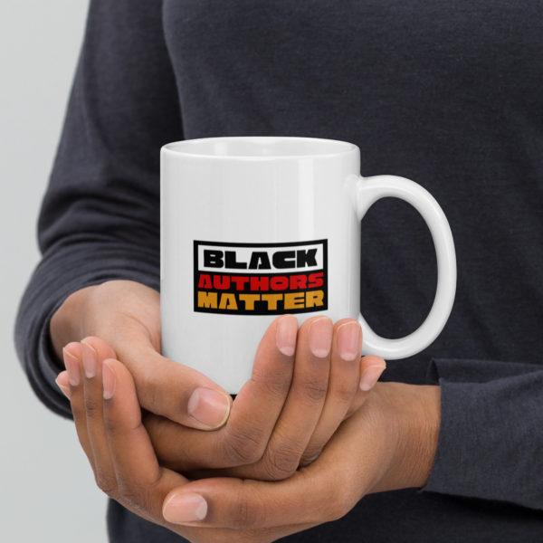 Black Authors Matter - White glossy mug